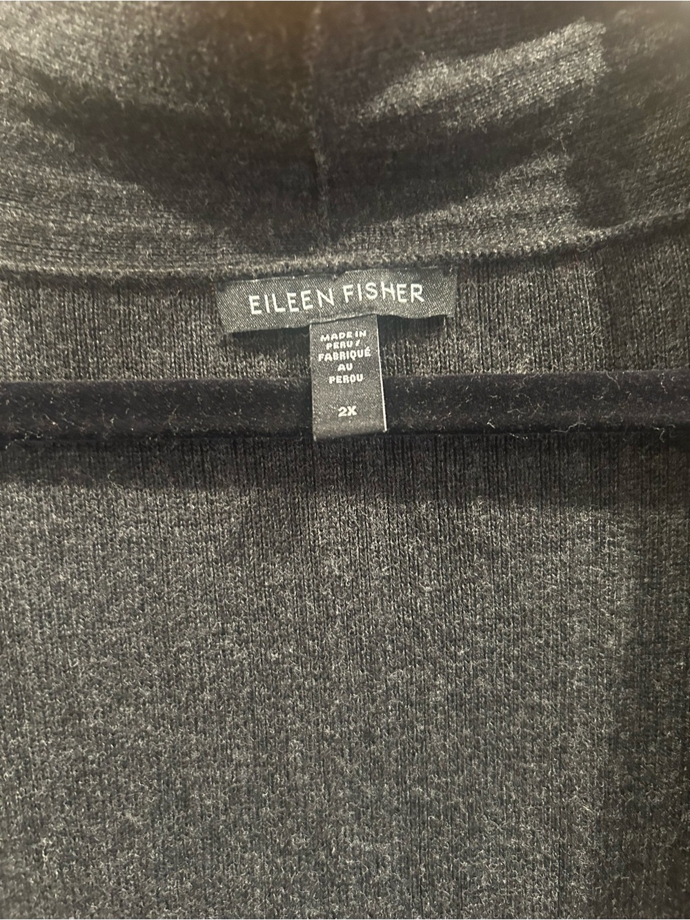 Eileen Fisher Black Knit Cardigan/ Duster